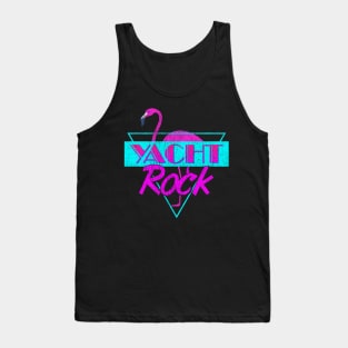 Yacht Rock Retro Flamingo Tank Top